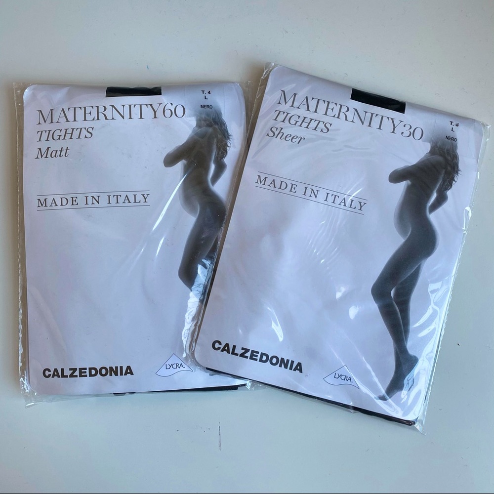 Calzedonia Maternity Tights 30 & 60 Denier Black